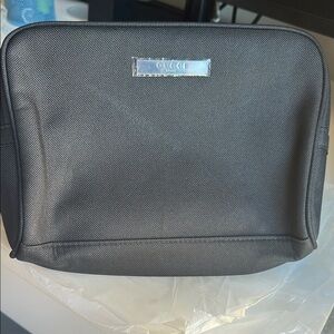 Black gucci beauty Bag